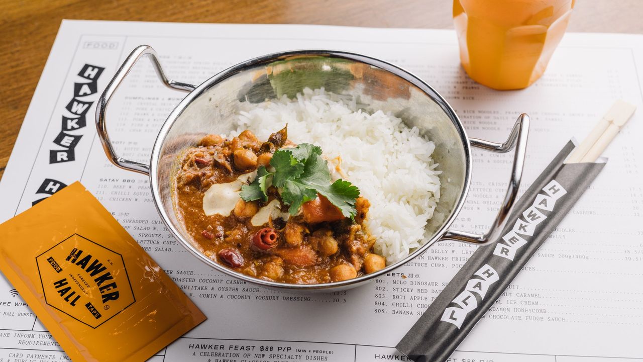 Fragrant Curry of Chickpea with Cumin Yoghurt (GF) (Veg)