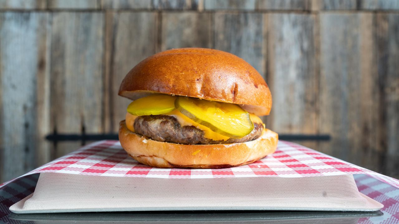 The Social Burger with Single Beef Pattie