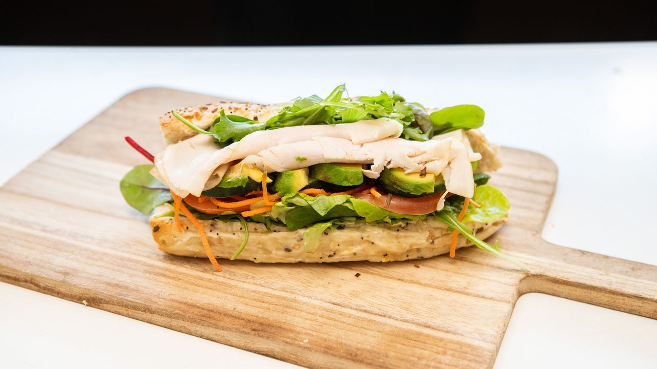 Roast Turkey Avocado and Salad