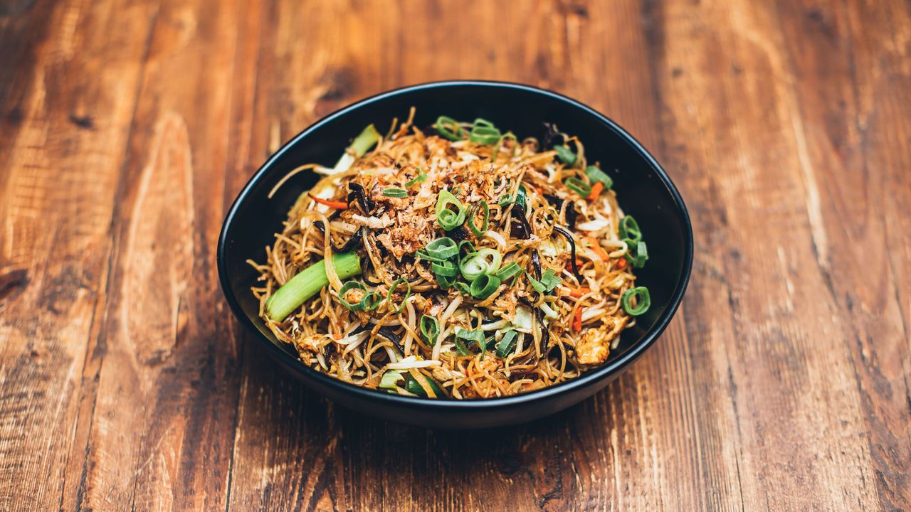 Wok Fried Vegetarian Vermicelli