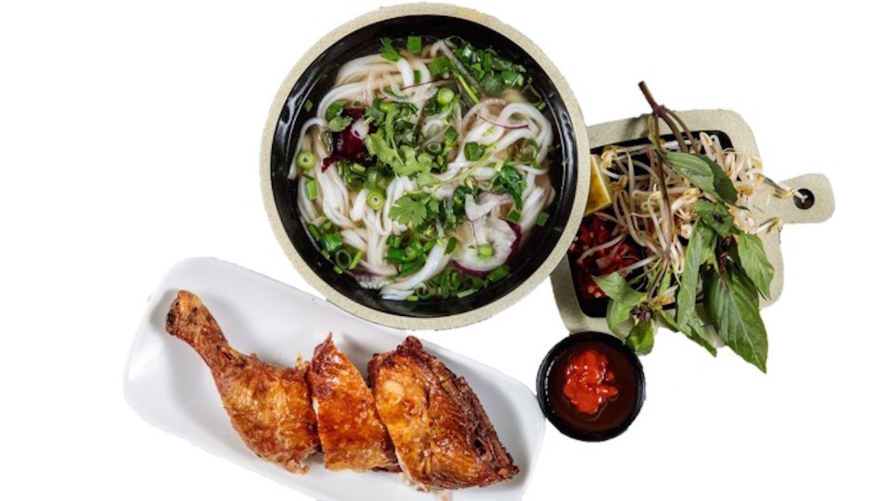 Crispy Chicken Pho