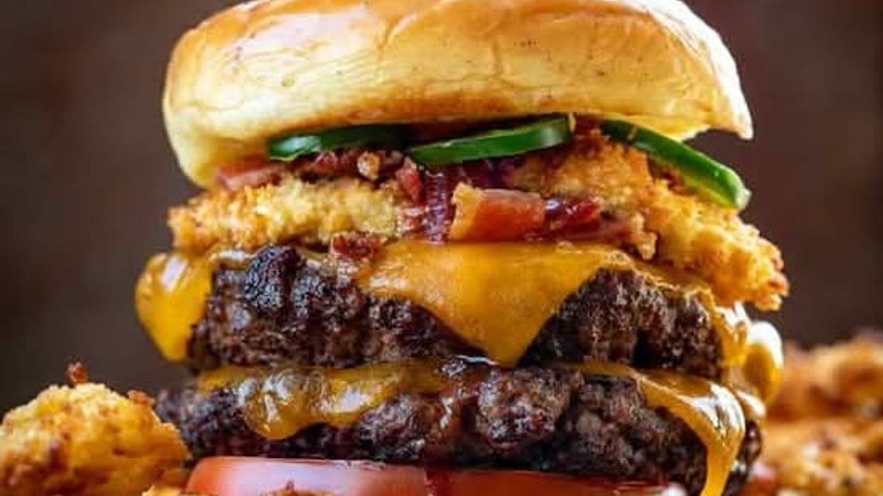 Double BBQ Beef Burger