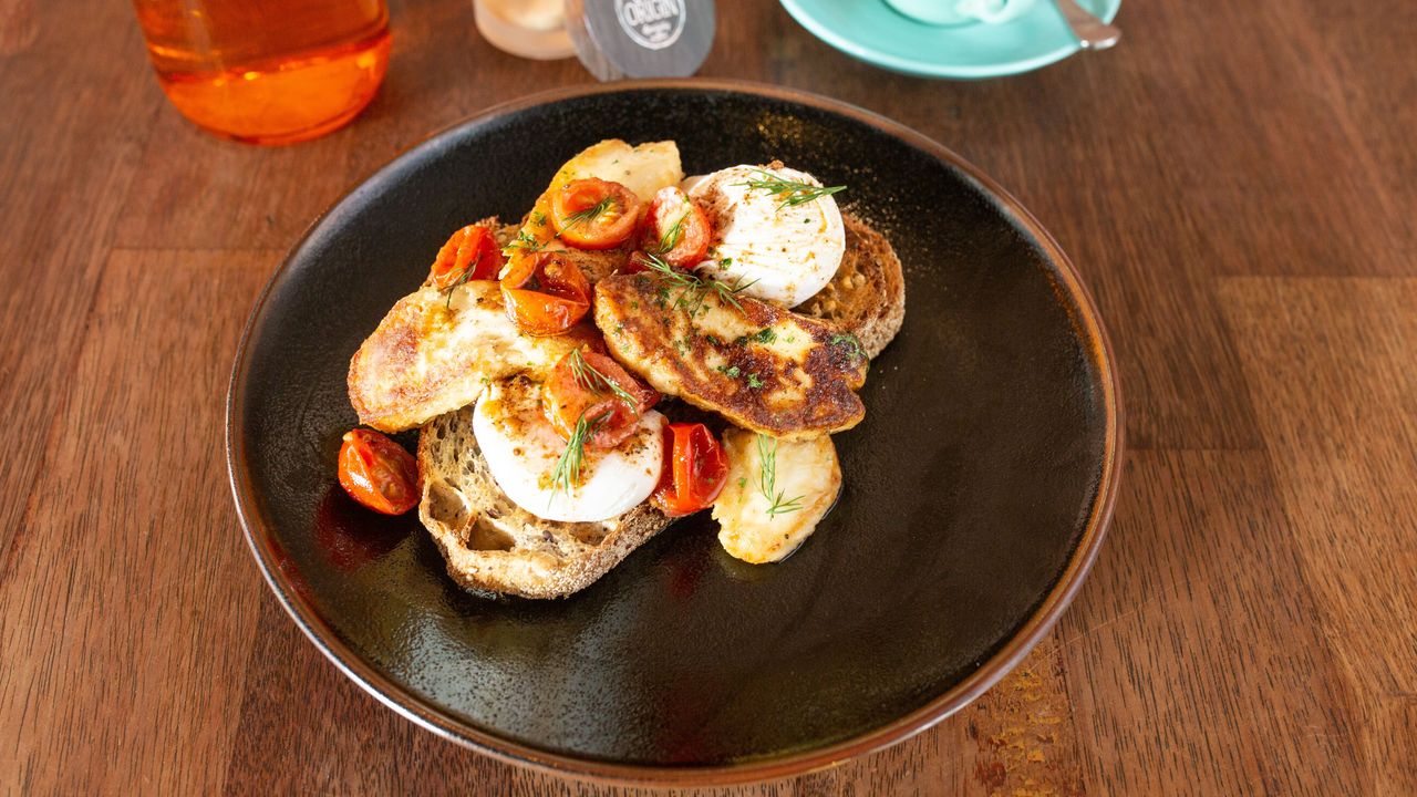 Handmade Pan Fried Halloumi Cheese (V)