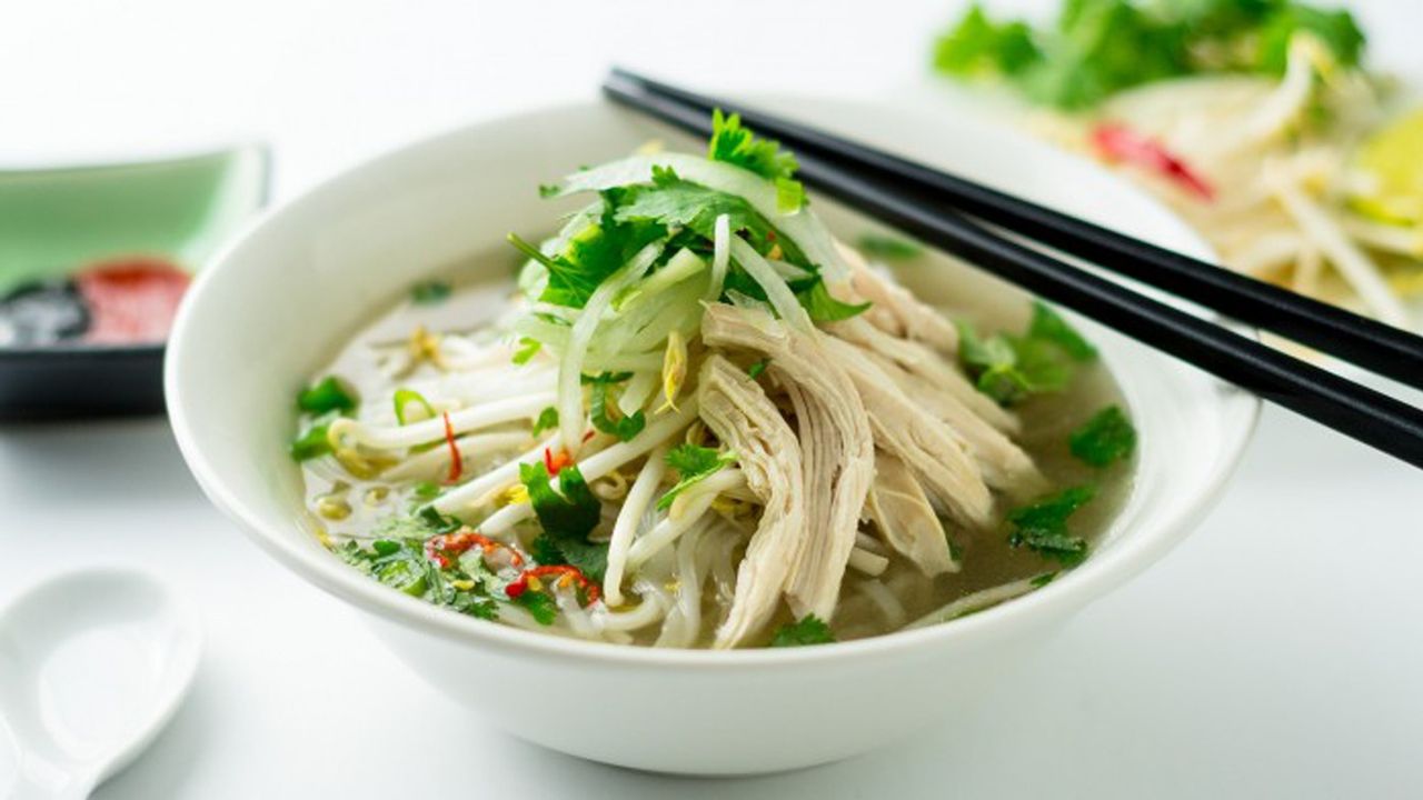 Shredded Chicken Noodle Soup
