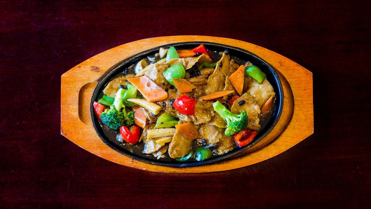 Sizzling Beef with Black Bean Sauce
