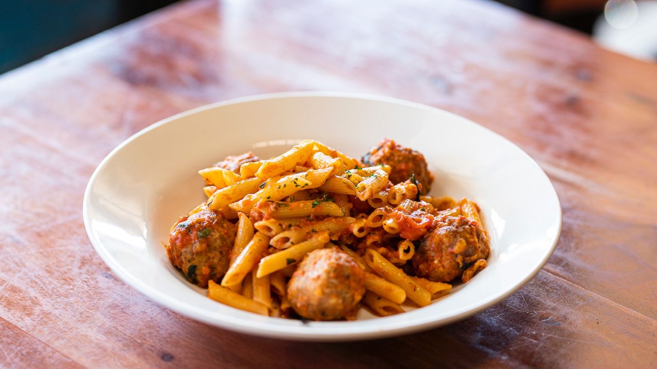 Penne Meatballs