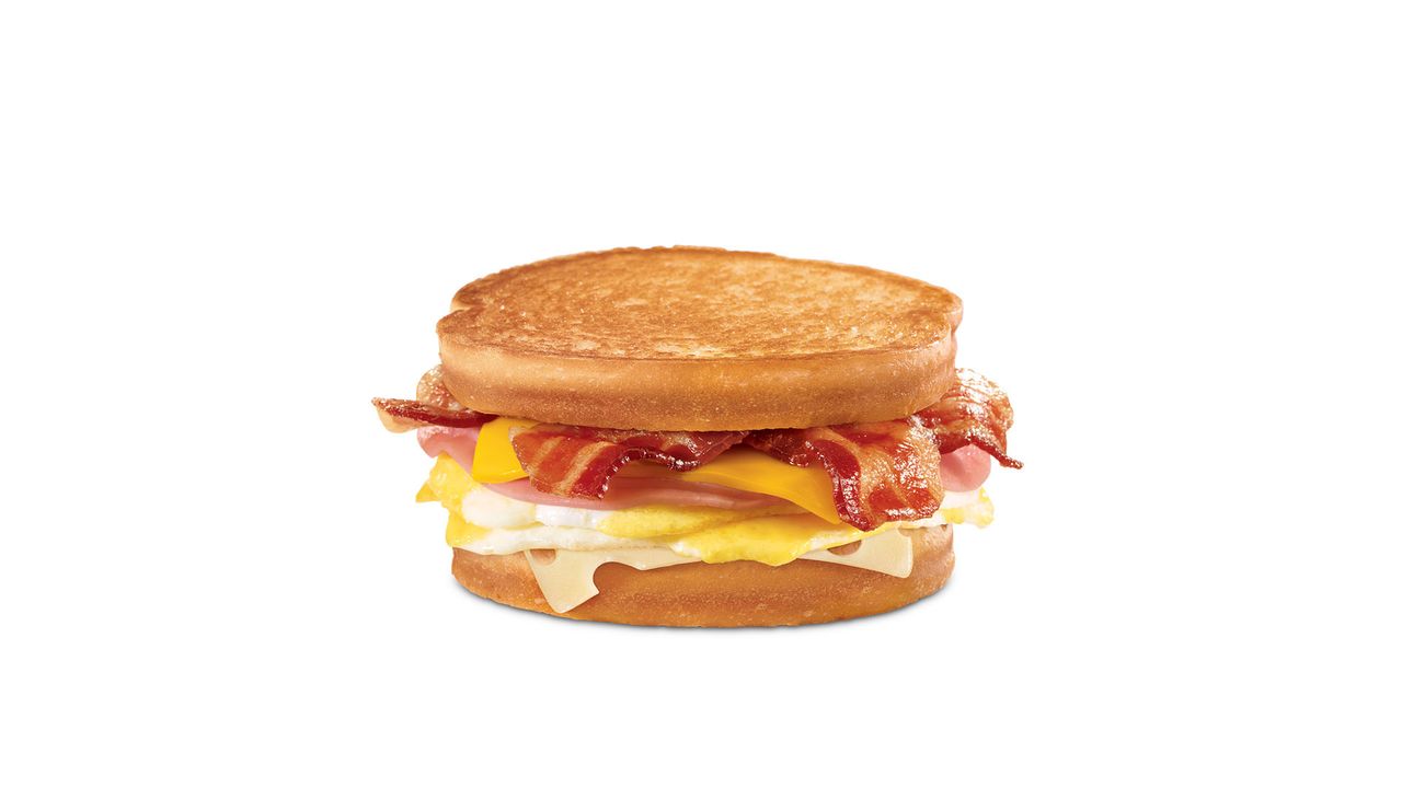 Grilled Sourdough Swiss Breakfast Sandwich
