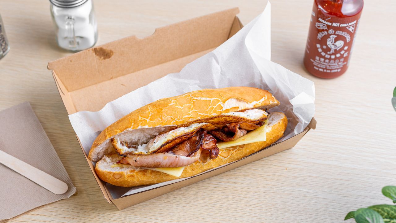 Bacon & Egg Baguette