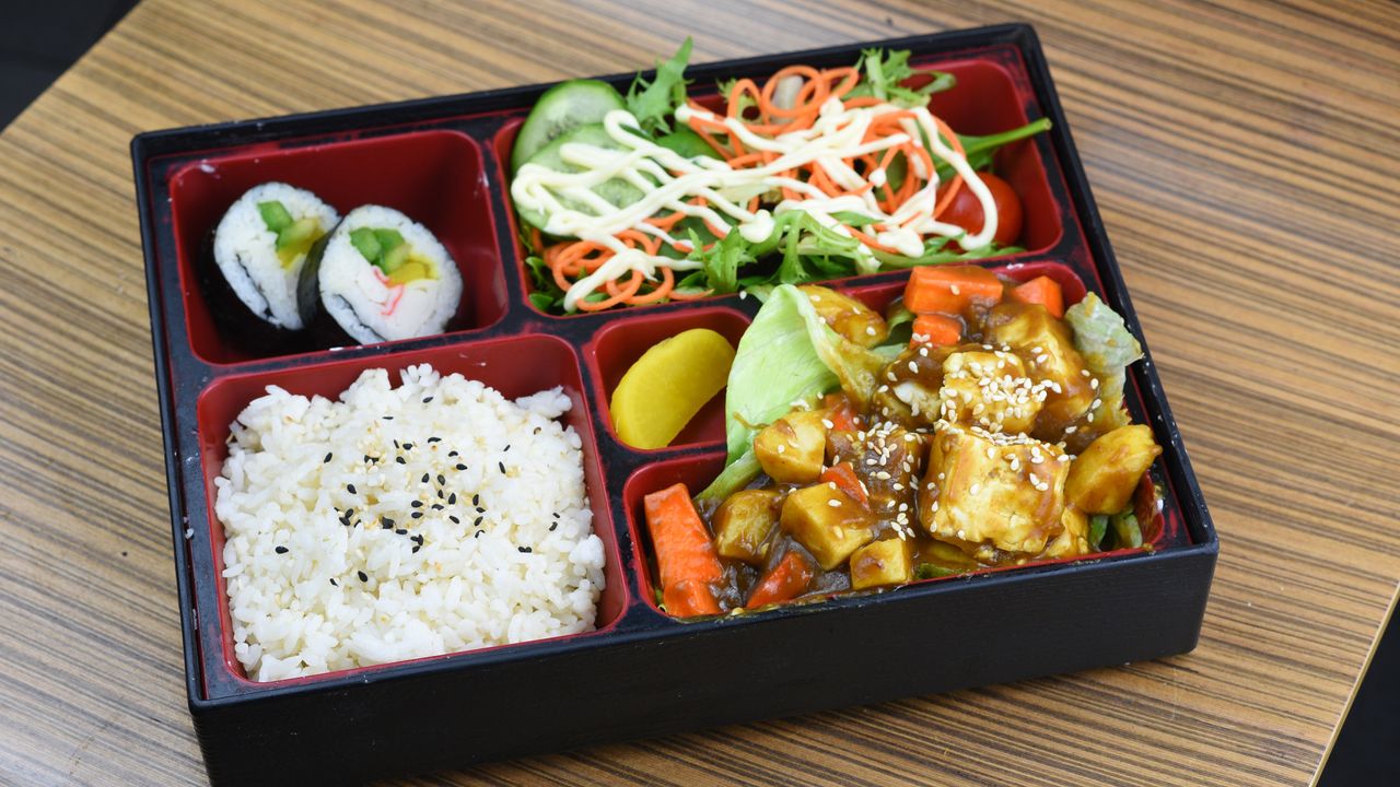 Tofu Curry Bento