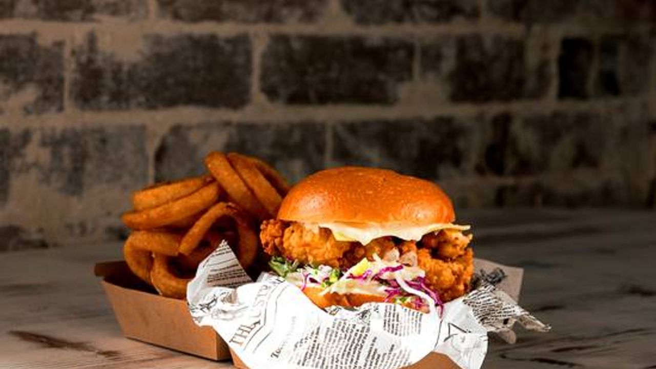 Crispy Buttermilk Chicken Burger
