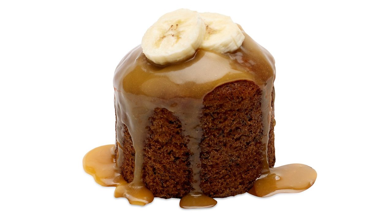 Salted Caramel & Banana Volcano