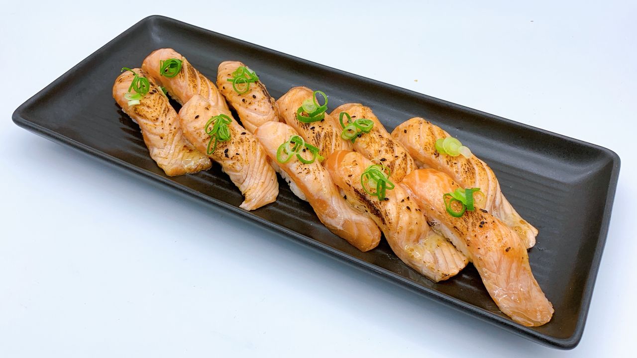 Salmon Aburi Set