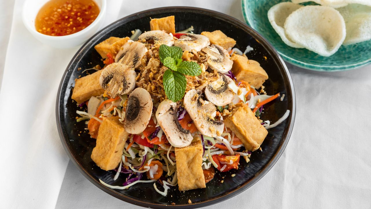 13. Tofu Vegetarian Salad