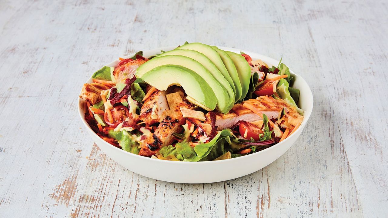 Grilled Chicken Avocado Salad