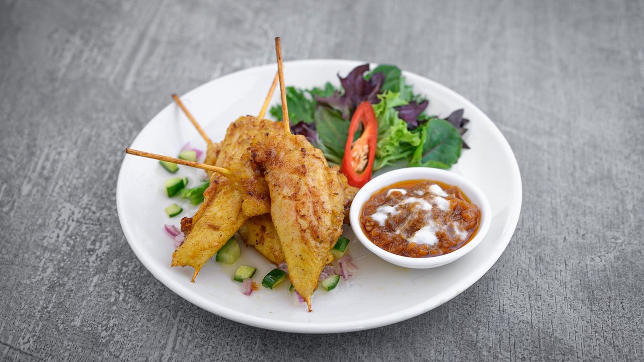 Satay Chicken (4pcs)