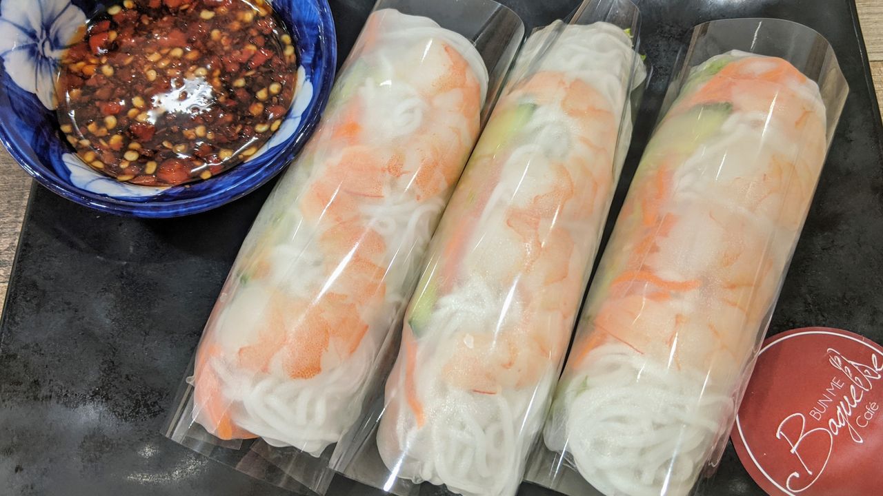 Prawn Rice Paper Rolls
