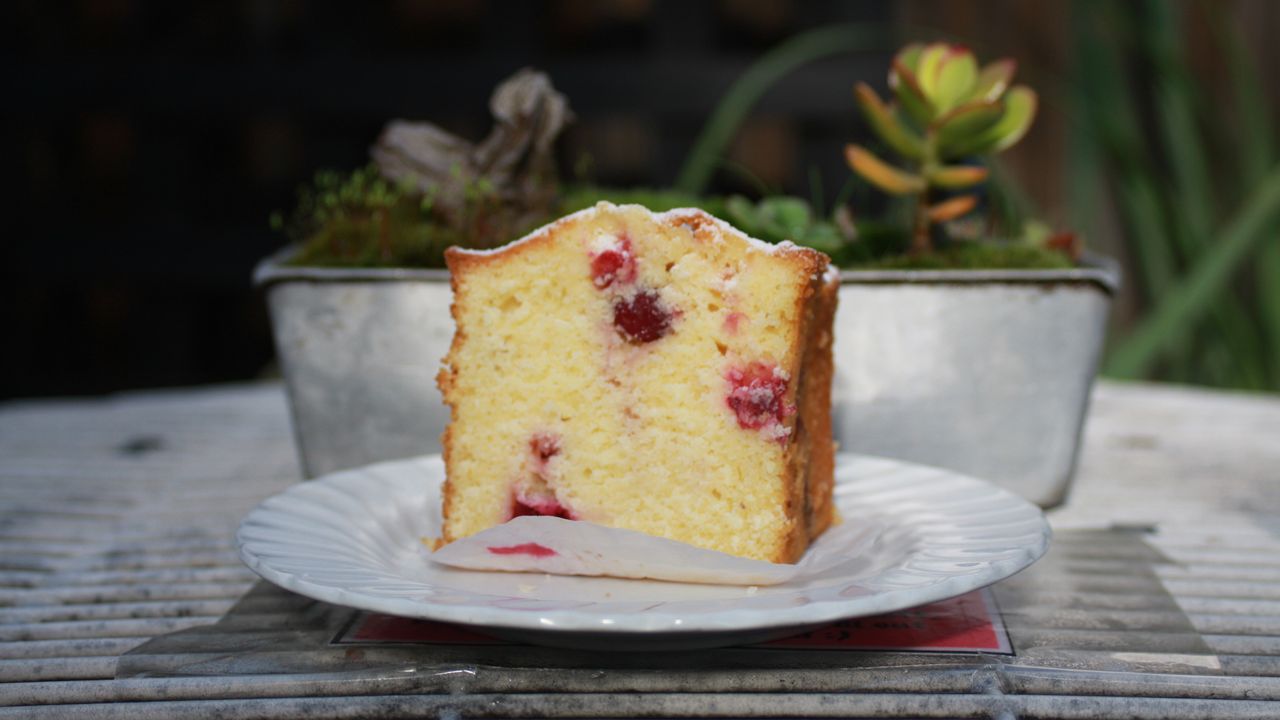 Cranberry and Yogurt Tea Cake