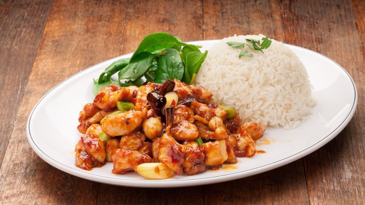 Kung Pao Chicken with Rice