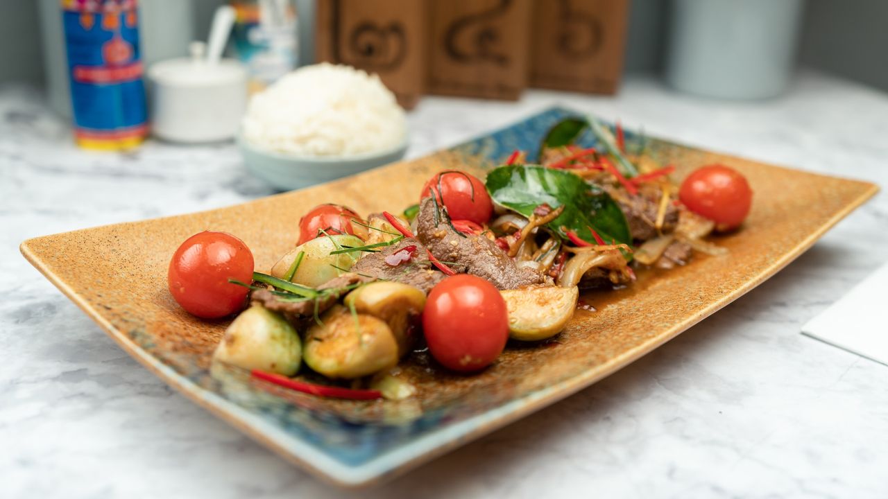 Jungle Lamb with Thai Eggplant