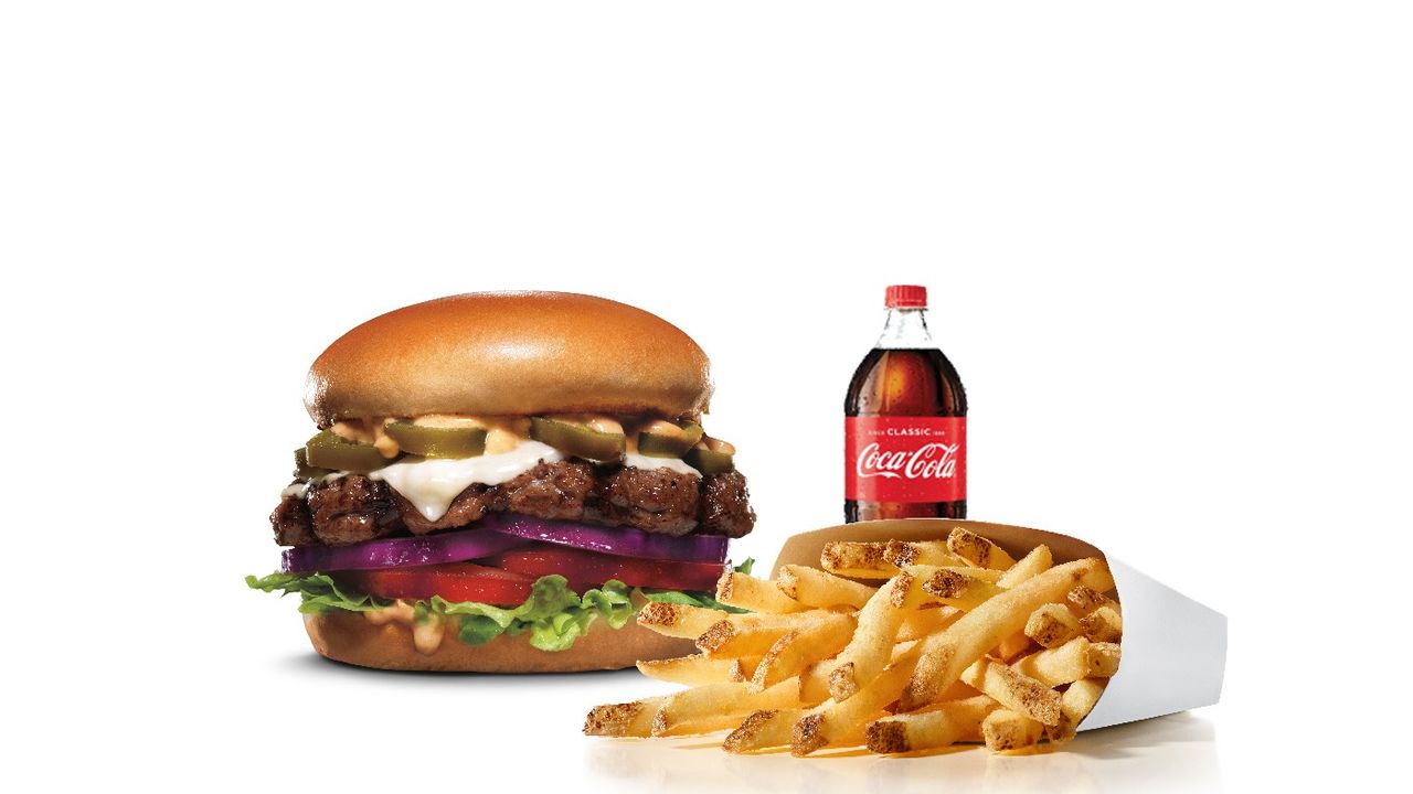 Jalapeño Char-Grilled Angus Burger Combo