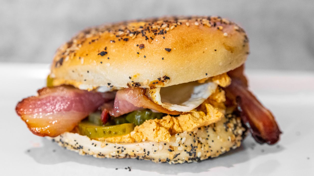 Bacon & Chipotle Bagel