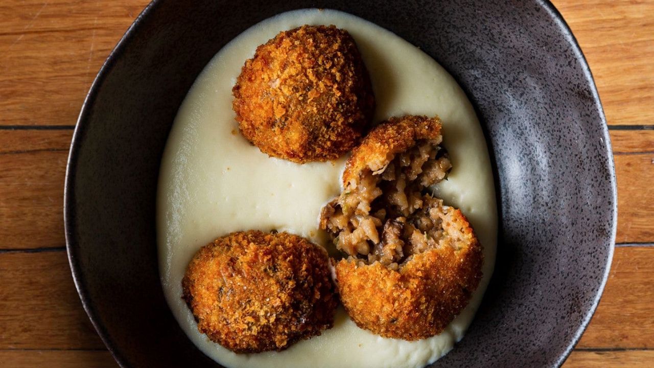 Mushroom Arancini