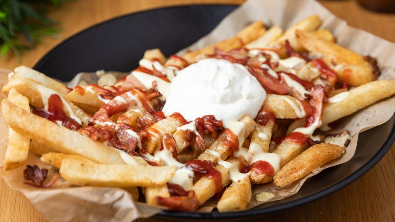 Loaded Chips with Bacon (Spicy)