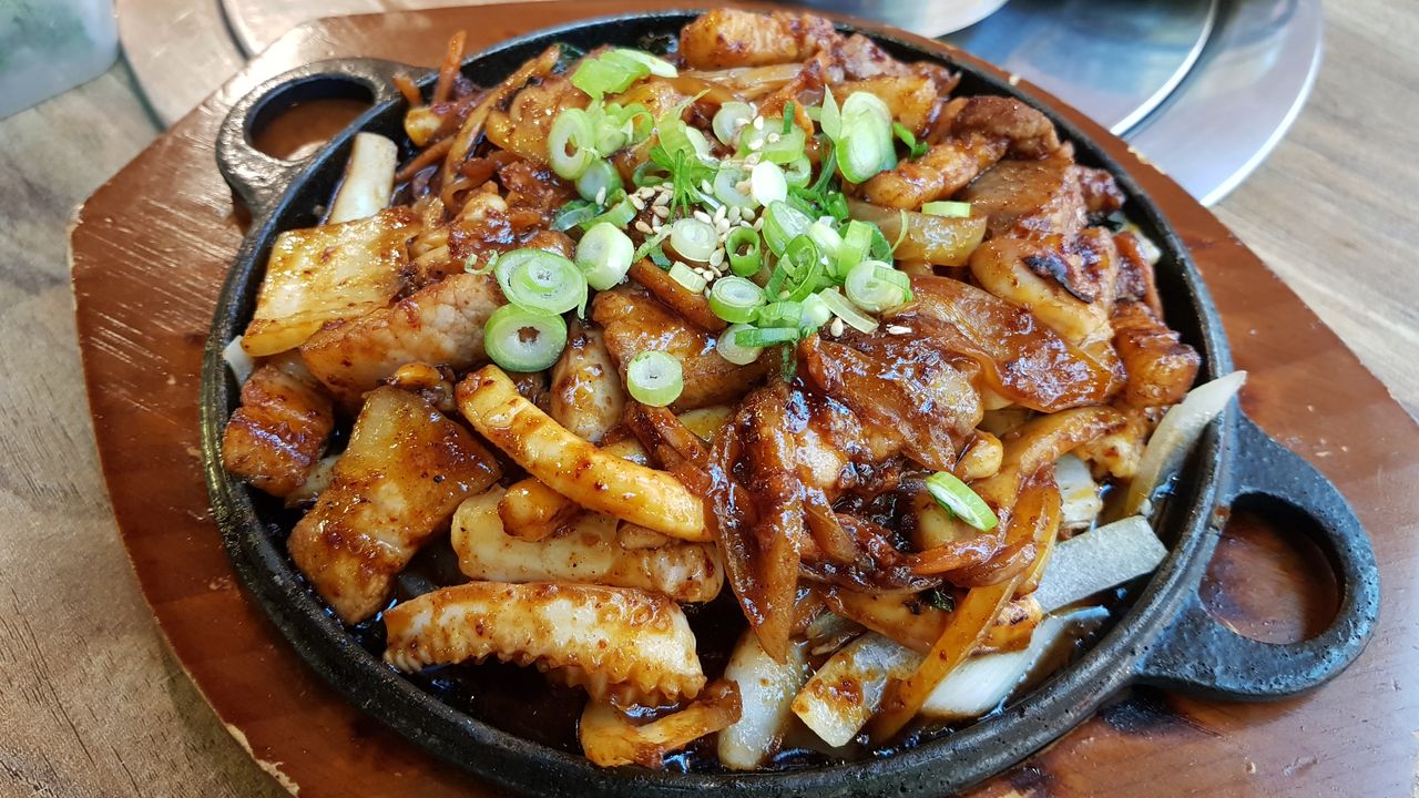 Pork and Squid Stir Fried