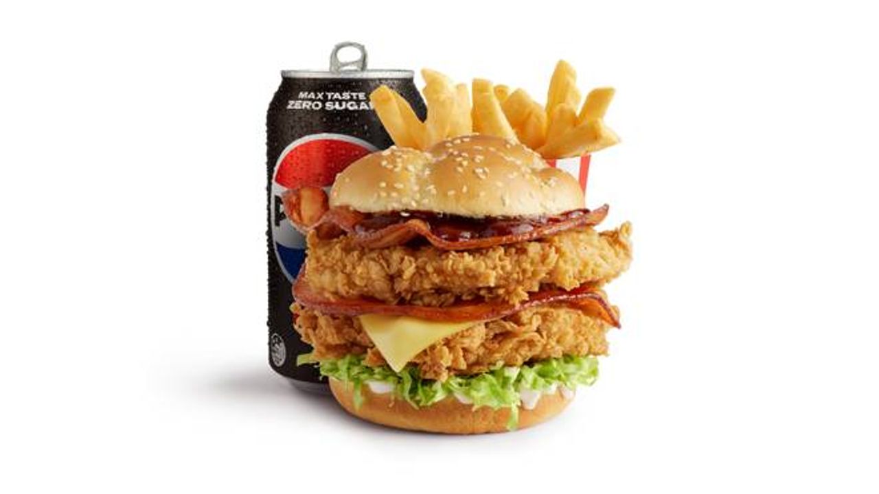 Original Crispy BBQ Bacon Stacker® Burger Combo