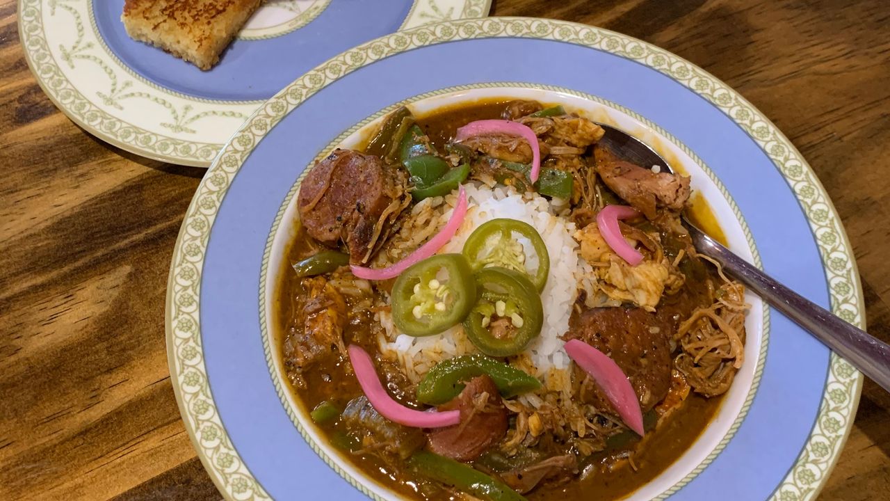 Chicken and Pork Sausage Gumbo