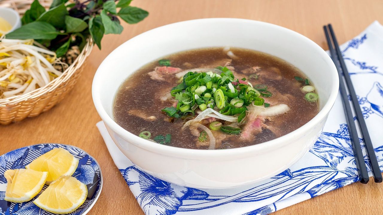 Pho (Beef Rice Noodle Soup)