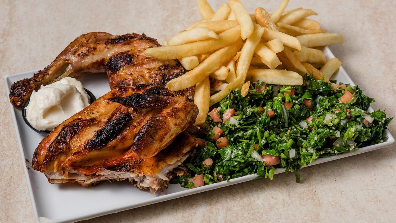 Chicken, Salad, & Chips