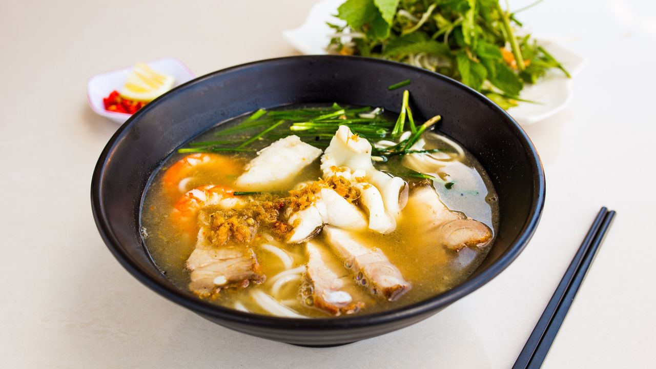 Vietnamese Fermented Fish Noodles Soup
