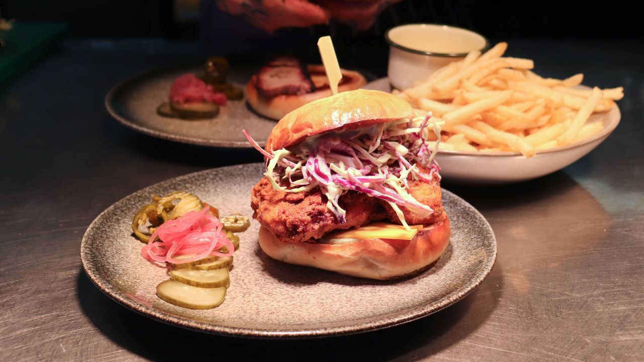 Fried Chicken Burger