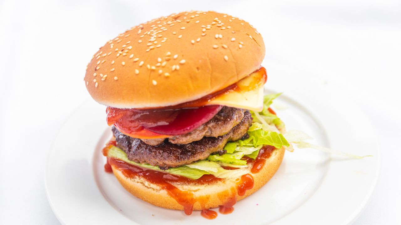 Double Decker Beef Burger