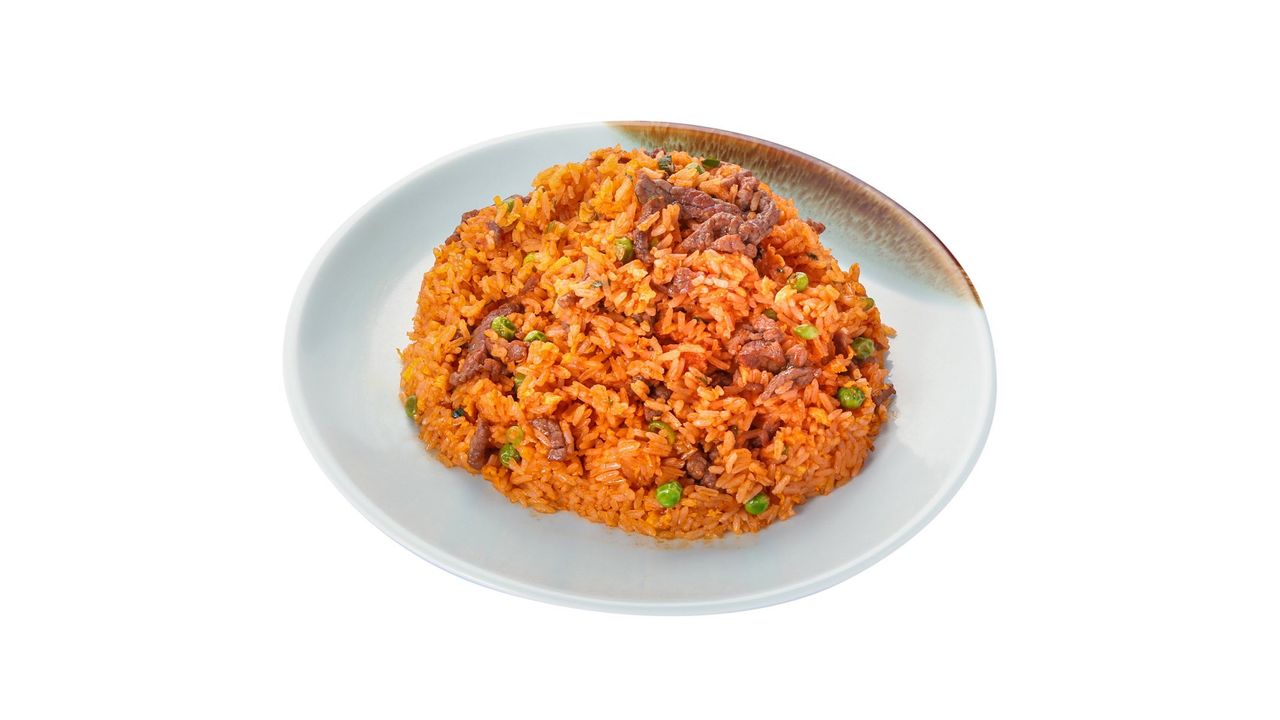 Beef and Egg Tomato Fried Rice
