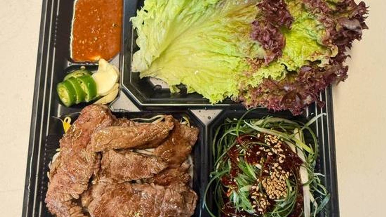 Wagyu Flap Meat BBQ Bento (Cooked Meat Served)