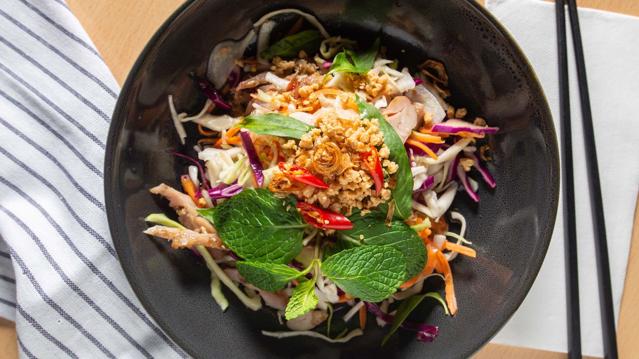 Roast Duck Coleslaw