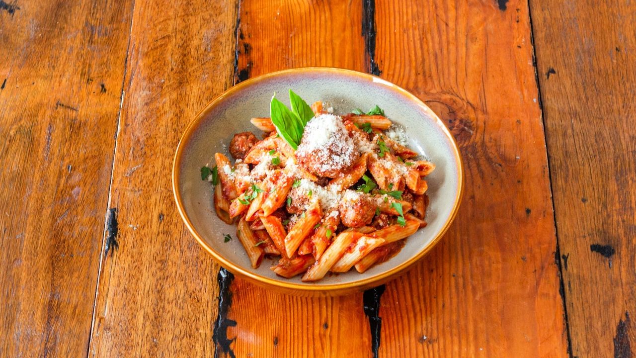 Penne Meatballs