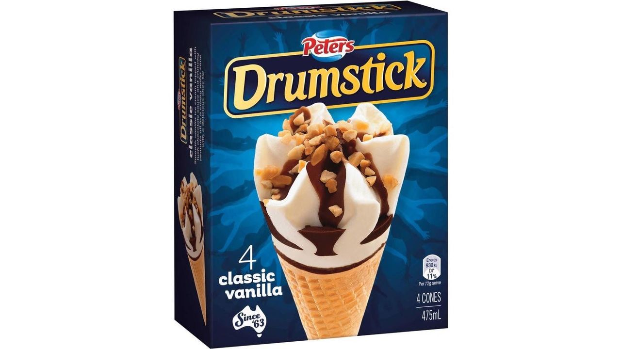 Peters Vanilla Drumsticks (4 Pack)