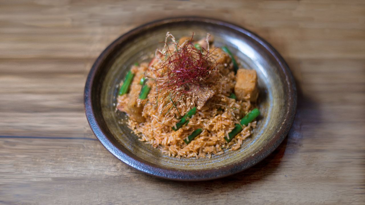 Prik Khing (Spicy) Fried Rice (V) (N)