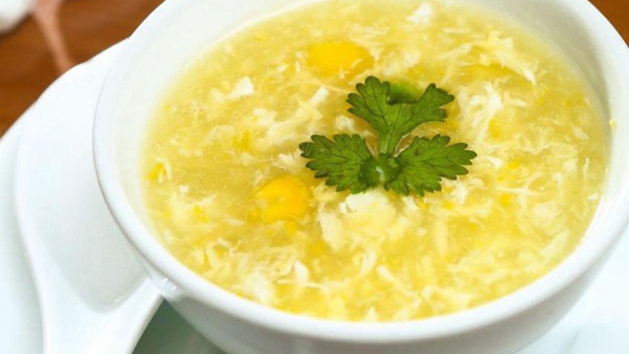 Chicken with Sweet Corn Soup