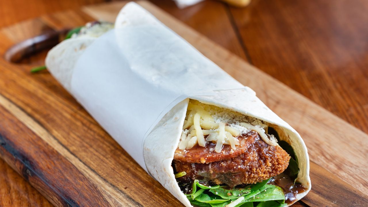 Chicken Parma Wrap