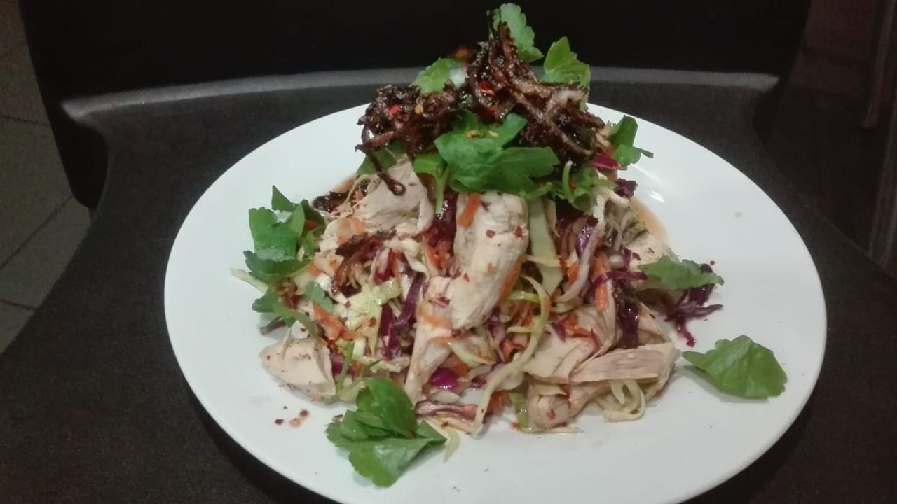 Spicy Chicken Salad (Served Warm)