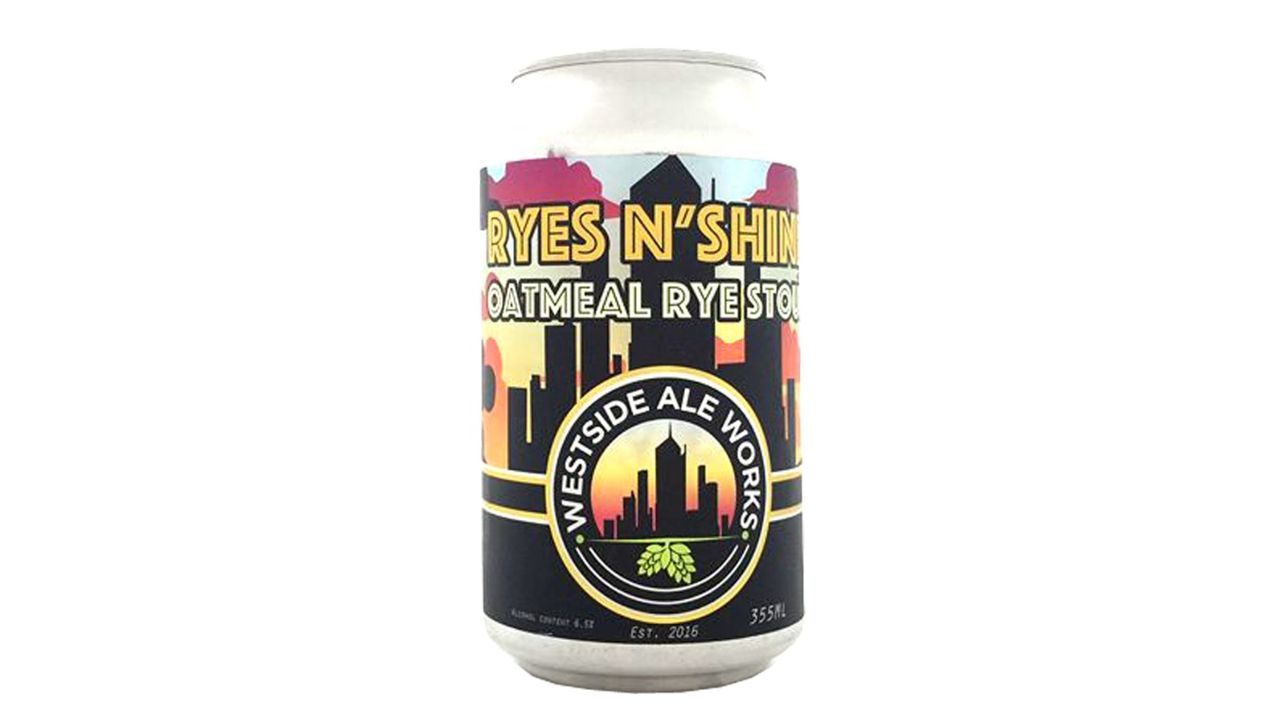 Westside Ale Works Ryes N' Shine Oatmeal Rye Stout (355ml)