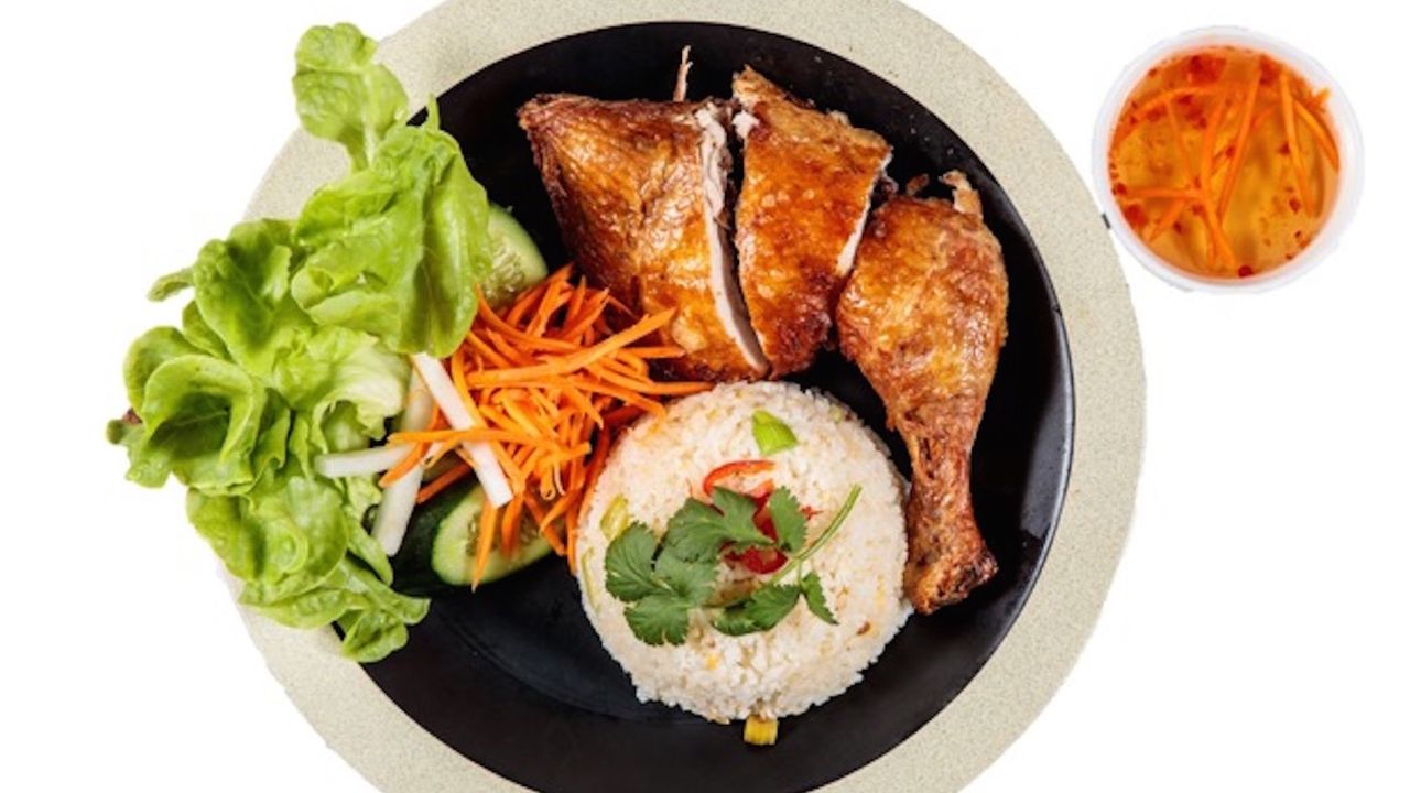Crispy Chicken Rice