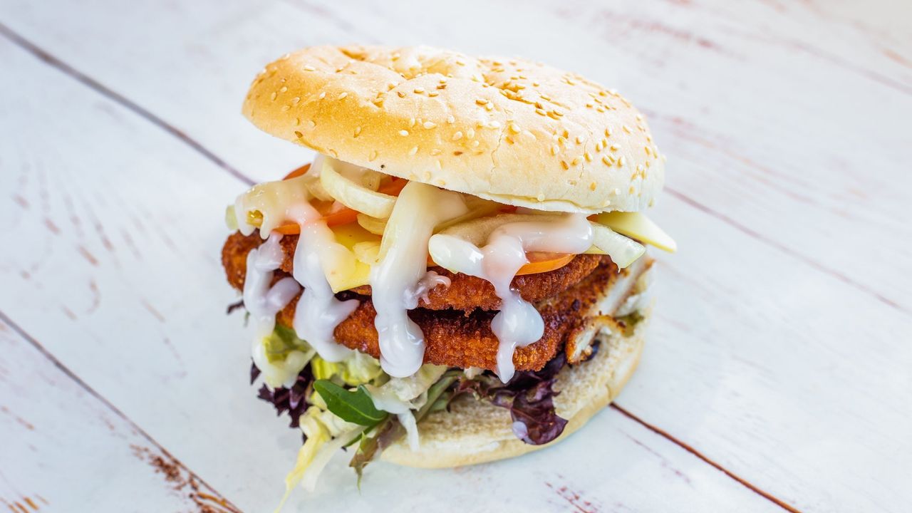 Chicken Schnitzel Burger