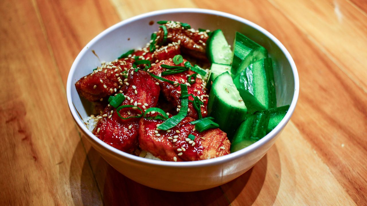 Teriyaki Salmon Don
