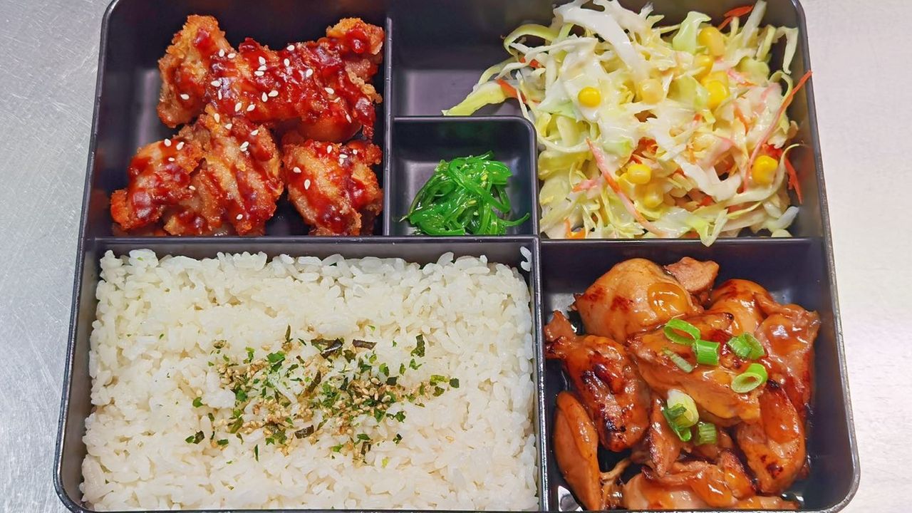 B4. Teriyaki Chicken & Fried Chicken