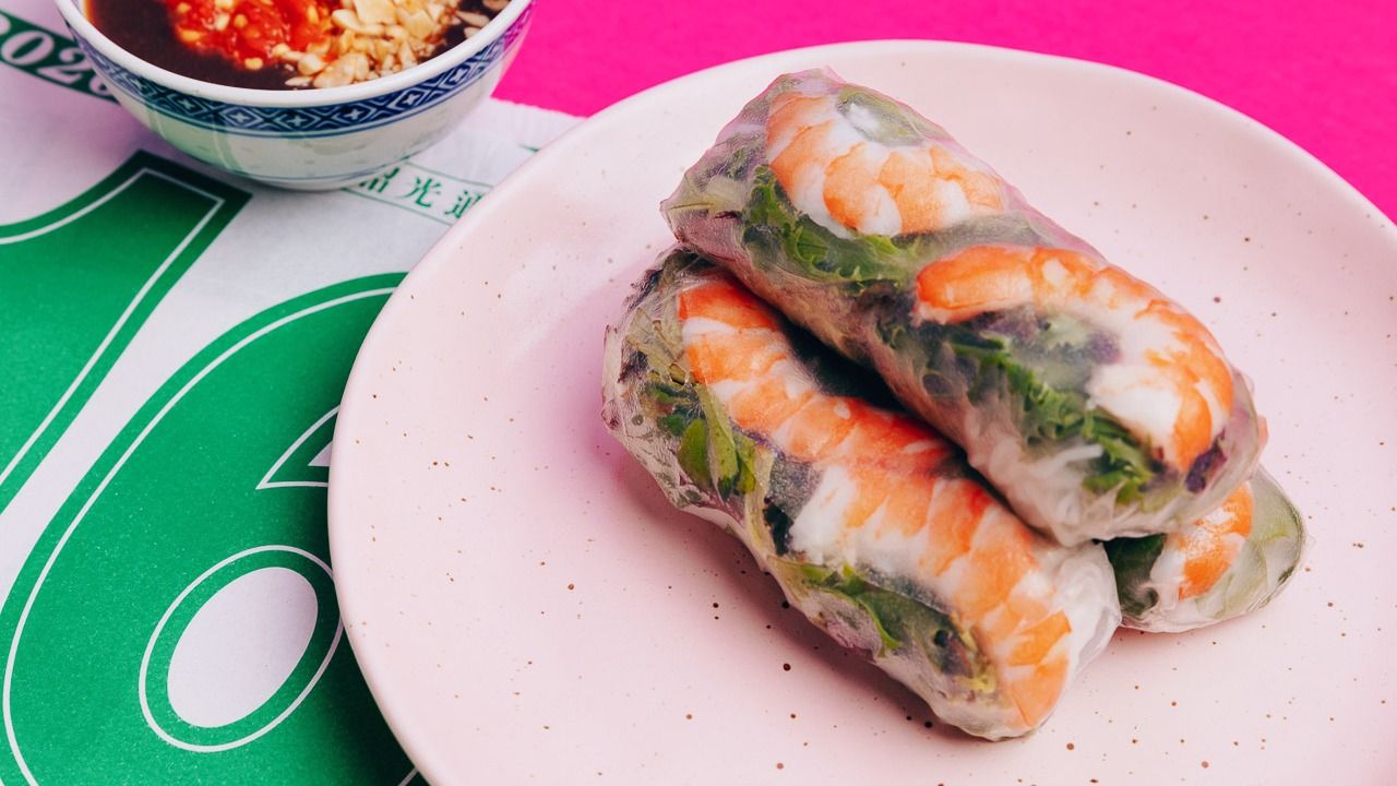 Pork & Prawns Summer Rolls